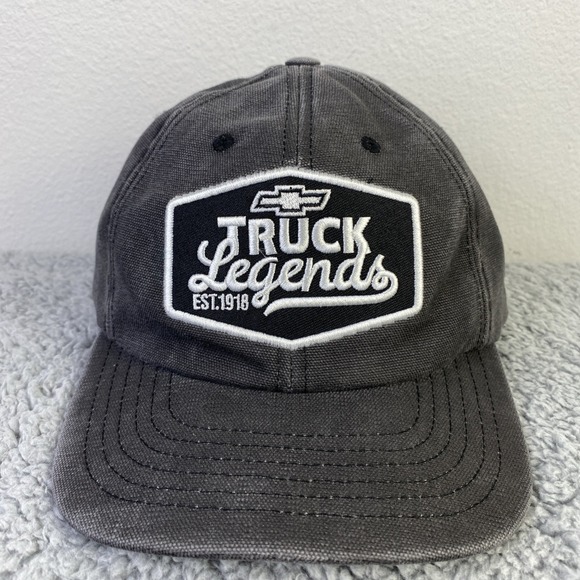 chevrolet Other - Chevrolet Truck Legends Hat Men Gray OS Adjustable Strap-back USA Logo Patch